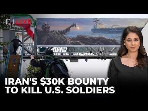 Iran Offers Cash Reward To Kill US Troops, Unveils Chilling Hormuz Billboard | Firstpost Live