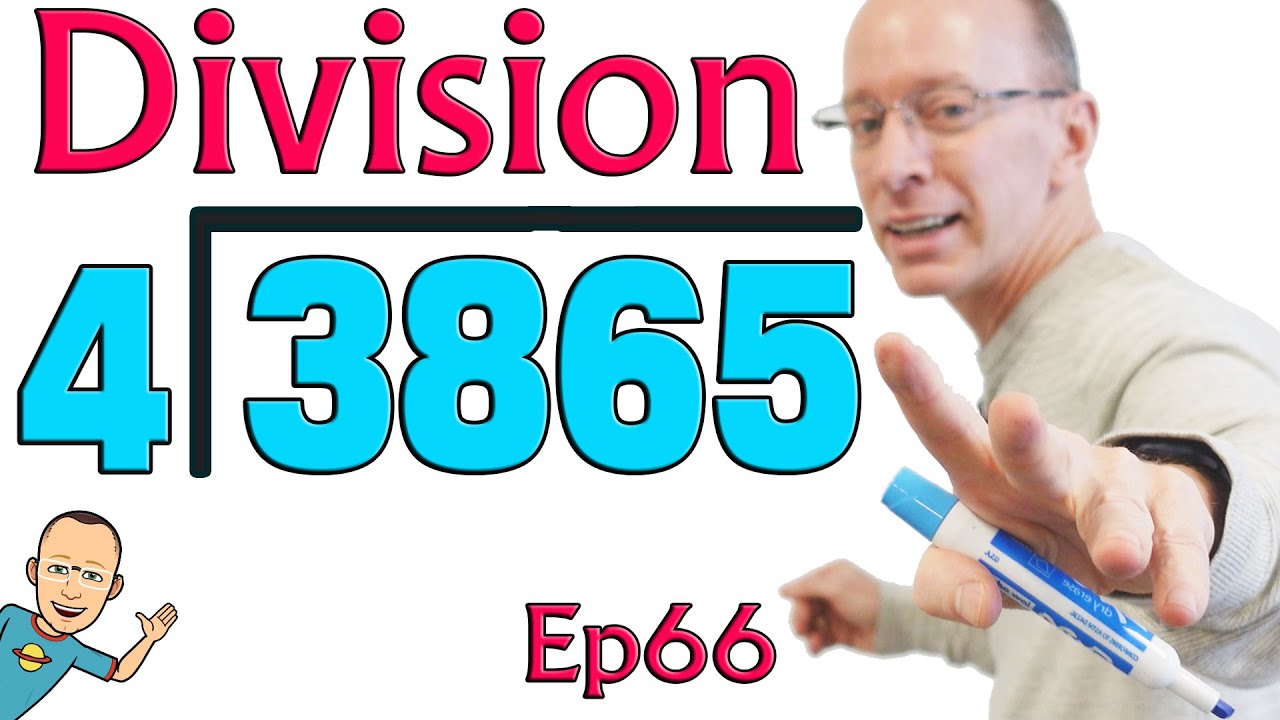 Long Division with a 4-Digit Number divided by a 1-Digit Number - YouTube