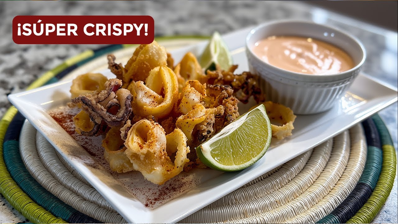 Calamares Crispy con Salsa Mágica Picante 🦑🔥 | ¡Más Crujientes que nunca!