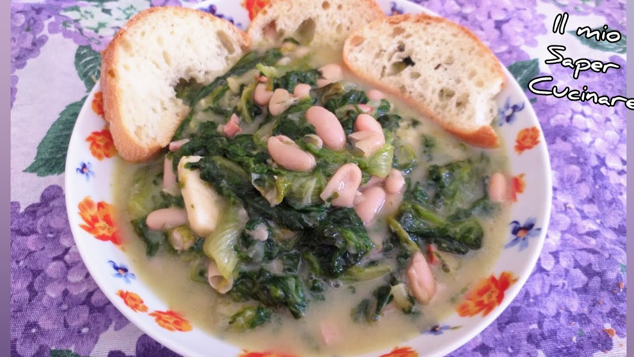Scarola e fagioli alla napoletana