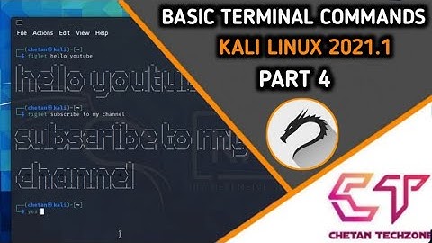 PART 4 | BASIC TERMINAL COMMANDS FOR KALI LINUX IN HINDI