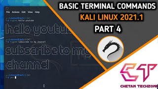 PART 4 | BASIC TERMINAL COMMANDS FOR KALI LINUX IN HINDI