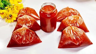 تفريزات شهر رمضان 2024 ألحقى هاتى النوع ده .صلصةالطماطم‼️أفضل من الصلصة الجاهزة بكتير