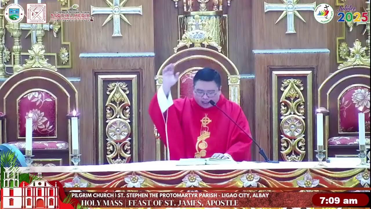 Holy Mass | FEAST OF ST. JAMES, APOSTLE