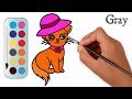 Cute Cat Drawing | Step by Step Drawing a Cute Cat | MHP Learning School