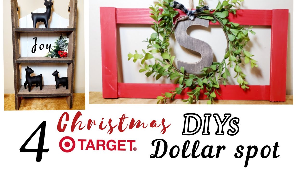 Target Dollar spot Christmas 2021 DIYs YouTube