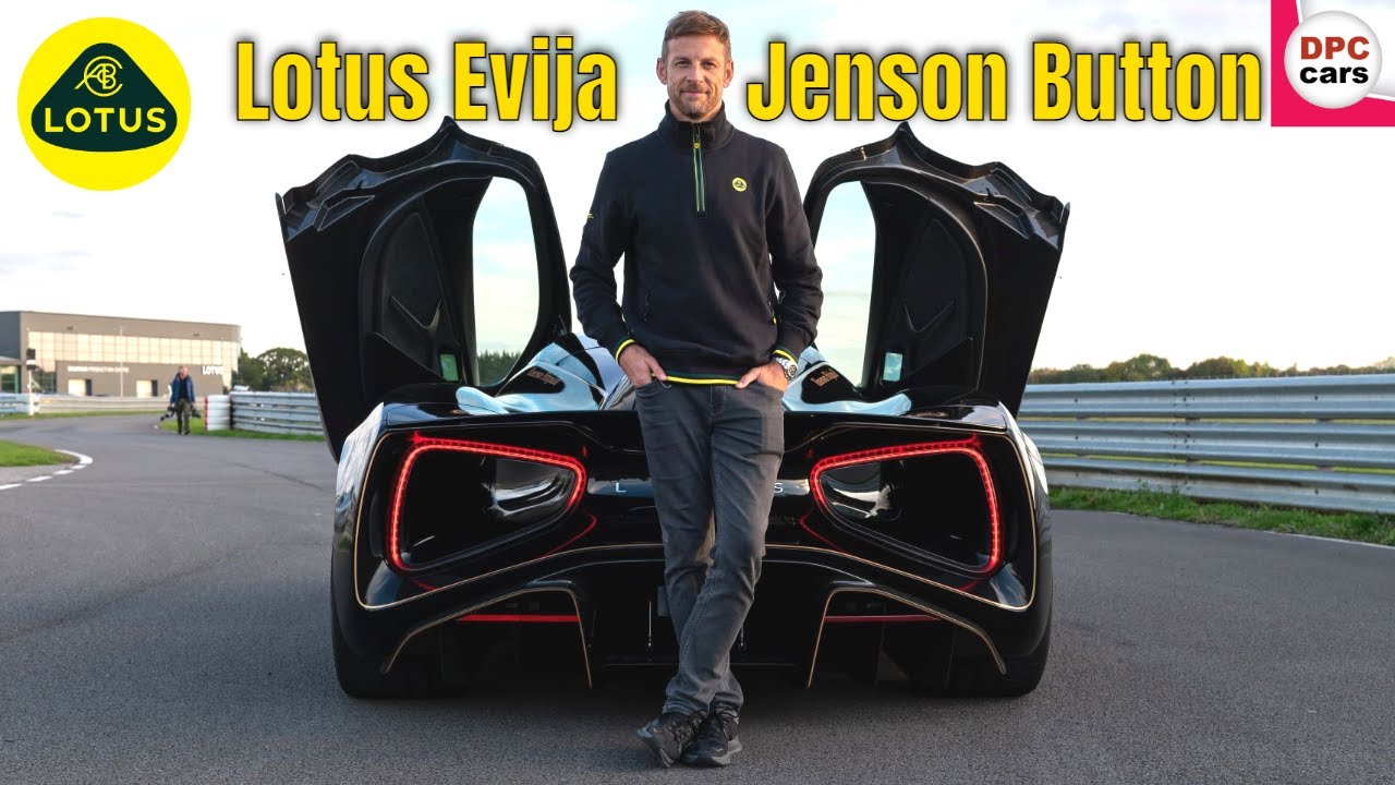 Lotus Evija All Electric Hypercar With Jenson Button YouTube