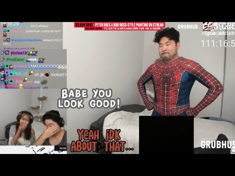 Uncle PP (PeterPark) and Anita react to Offline TV & Friends 'roomies try super bunny man'