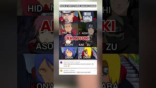 How The Akatsuki Name Is Made From Its Members Naruto