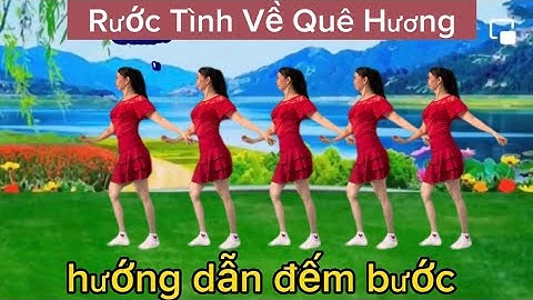 Cha Cha-Dân Vũ // Rước Tình Về Quê Hương - bản hướng dẫn đếm bước //bài nhảy mẫu và cùng hướng bấm..