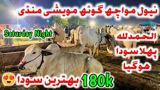 🔥 Alhamdulillah 1st Soda Done 😍 | Saturday Night Naval Moach Goth Maweshi Mandi Update 2026 #cow
