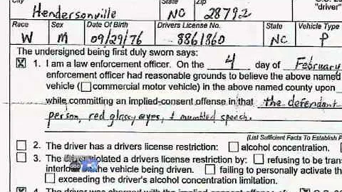On-Duty Trooper DWI in Patrol Car