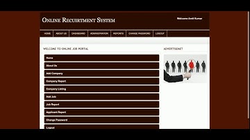 Campus Recruitment System | PHP and MySQL Project Source Code | PHP MySQL CRUD Project