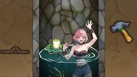 Brain Puzzle 2 Logic Twist level 42 solution | Help the girl climb out of the deep well