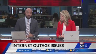 Internet outage issues plague central Indiana