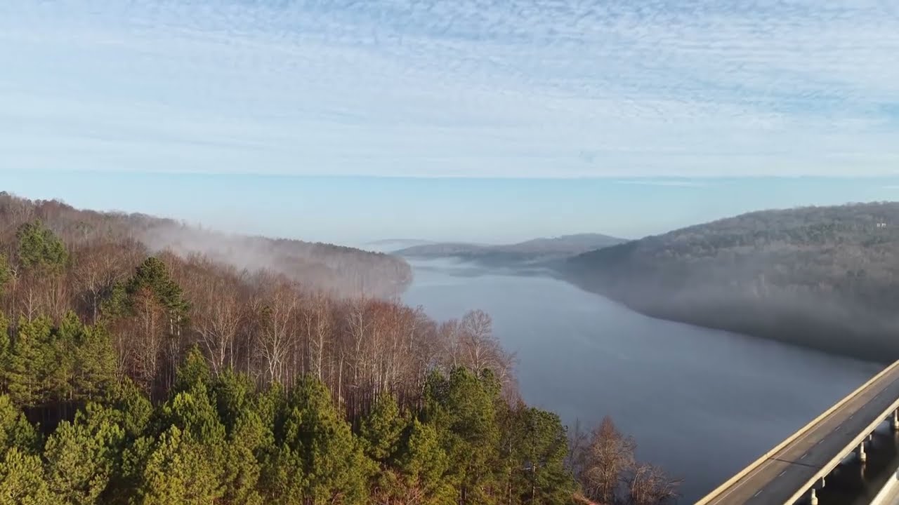 Yadkin River & Highway 49 North Carolina DJI Mini 5 Pro Landscape