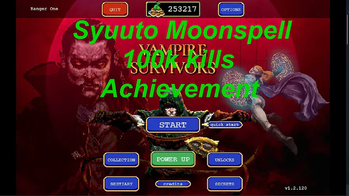 Vampire Survivors 100k kills achievement Syuuto Moonspell - DayDayNews