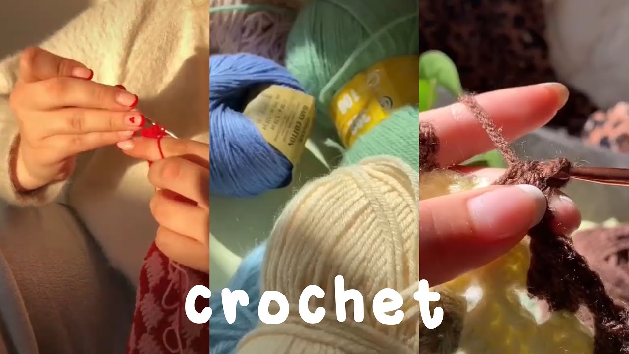 aesthetic crochet tiktoks YouTube