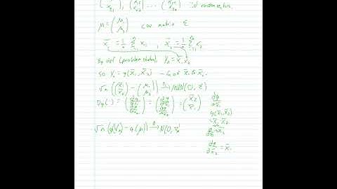 STAT3101: Multivariate Delta Method 2