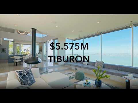 Inside a Spectacular Tiburon Luxury Home with Iconic San Francisco Bay Views