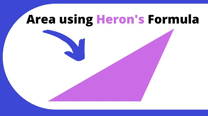 Area of a Triangle using Heron's Theorem and Sine formula - DayDayNews