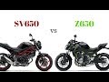 Suzuki SV650 vs Kawasaki Z650