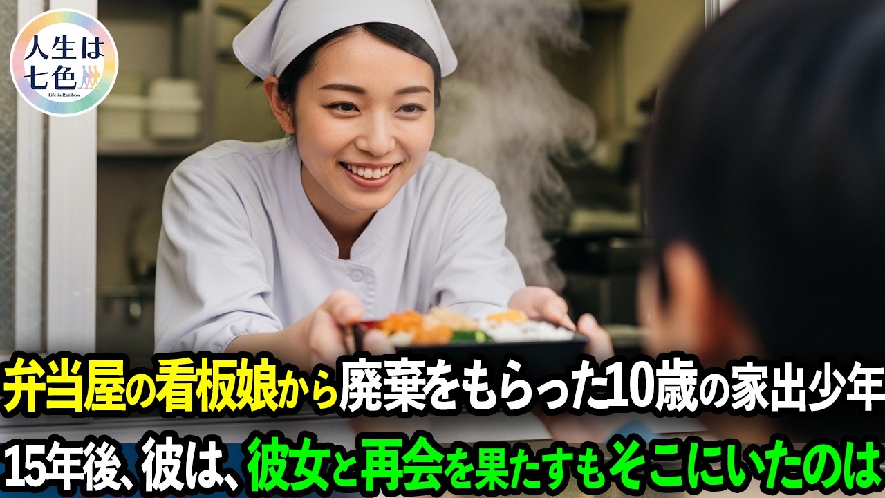 両親の離婚で一人ぼっちになった少年を救った看板娘と、時を経て、大きな奇跡を生むことに【感動ストーリー】