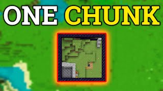 Minecraft without leaving my spawn chunk is a very fun challenge