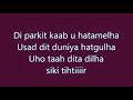 Boshret kheir lyrics