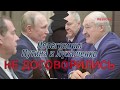 Переговоры Путина и Лукашенко: поругались, но договорились встретиться ещё (Союза не будет)