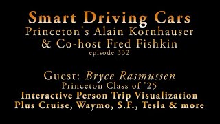 Smart Driving Cars: Interactive Person Trip Visualization tool demo (episode 332)