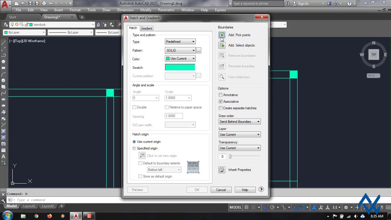 #Vid5 Cara membuat dimension line dan format Bagian 1 - YouTube