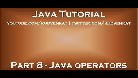 Java-operatoren