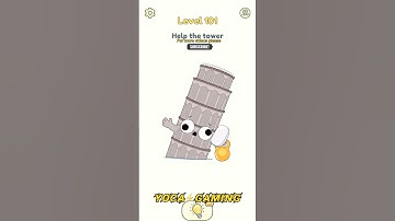 💡 DOP 2 LEVEL 101 Help the Tower IOS⚡ANDROID #gameplay #shorts #trending