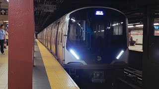 Not In Service 5car R211A 4099-4095 & R211A B train at 42st Bryant Park.