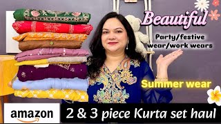 🎀Must have summer wear kurta set for office/party/festive wear🎀heavy party wear🎀work wear kurta set