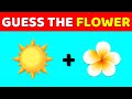 Can You Guess The Flower From The Emojis? | Emoji Puzzle