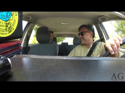 Ventriloquist, Andy Gross throws his voice pranking a taxi driver with a body bag in the trunk.