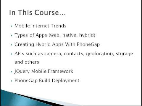 Learn to Build Mobile Apps from Scratch - Chapter 34 - Quick Wrap Up