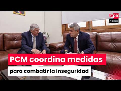 Prime Minister Galarreta coordinates measures to strengthen the fight against crime