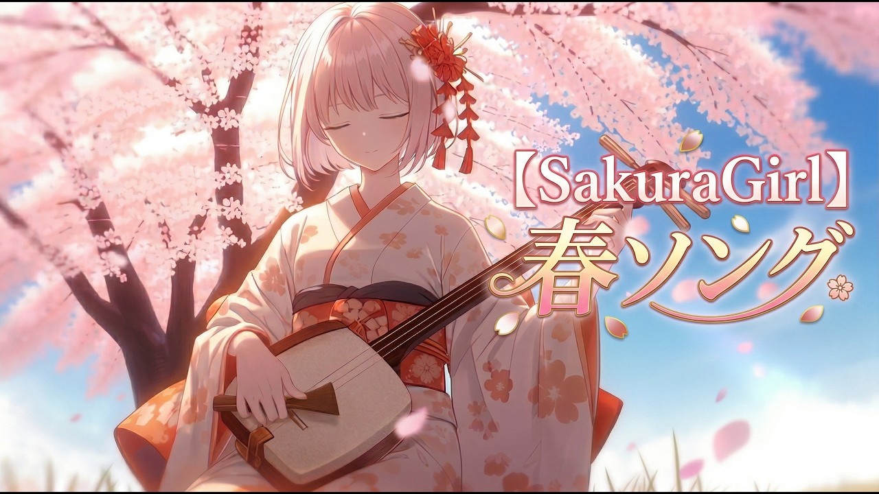 SakuraGirl】Spring Songs Collection | BGM for Work, Study