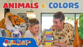 Learn Animals, Colors, & Sounds With Games!  | Learning Videos for Kids | Baba Blast