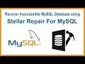 Recover Corrupted MySQL Database using Stellar Repair for MySQL | Fix Table doesn't exist in engine