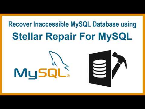Recover Corrupted MySQL Database using Stellar Repair for MySQL | Fix Table doesn't exist in engine - BoostMyTool