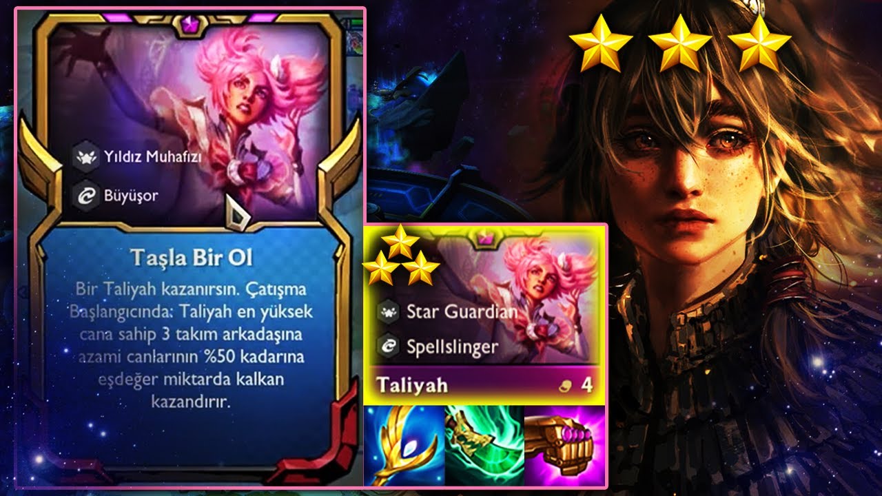 3 LEVEL TALİYAH CARRY ! TALİYAH'IN BU KARTI OP ! | TFT Set 8 | Bahtam ...