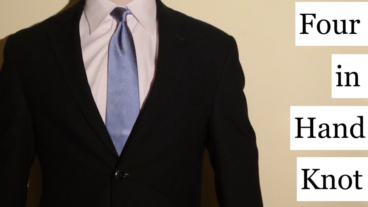How to Tie a Necktie: Four in Hand Knot - YouTube