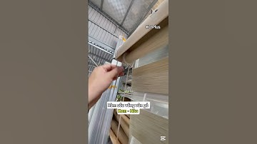 Rèm cửa sổ cầu vồng Hàn Quốc - Màu vân gỗ  #remcuaso #remcauvong