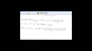 Proof by Induction Sum of Squares (Sketch) #numbertheory #analysis #maths #math #proof