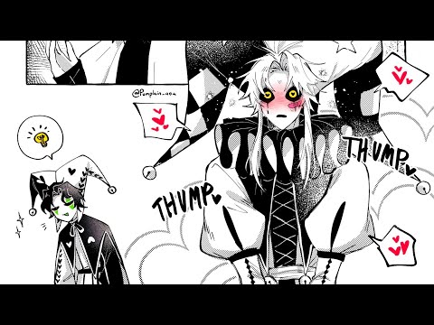 Pierrot Flirts With MC!?😳The Freak Circus Comic Dub