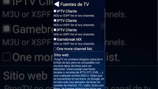 ProgTV-ANDROIDTV-SMARTPHONE-SMARTBOX **lista remota** 2017 screenshot 4